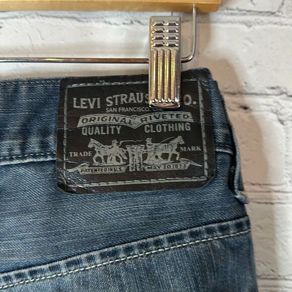 Levi’s 514 Slim Straight San Francisco Jeans size 29x30 Black Label Unique - Picture 4 of 13